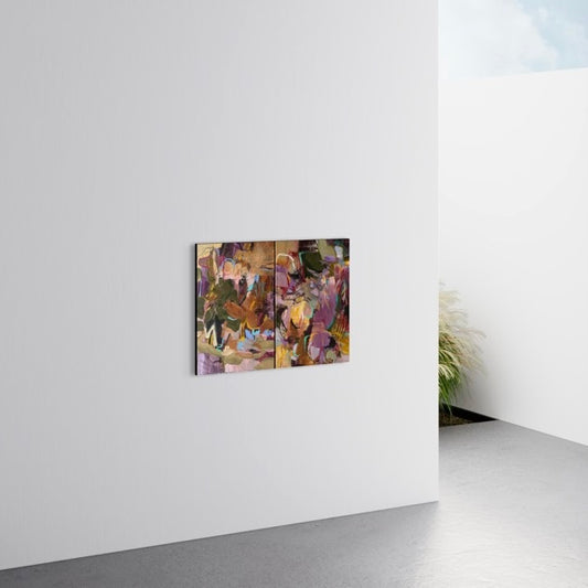 If Stars Could Whisper Back - diptych